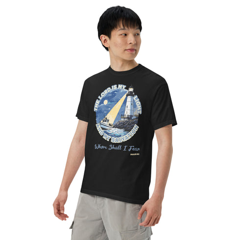The Lord is My Light and My Salvation Christian Bible Verse T-Shirt
